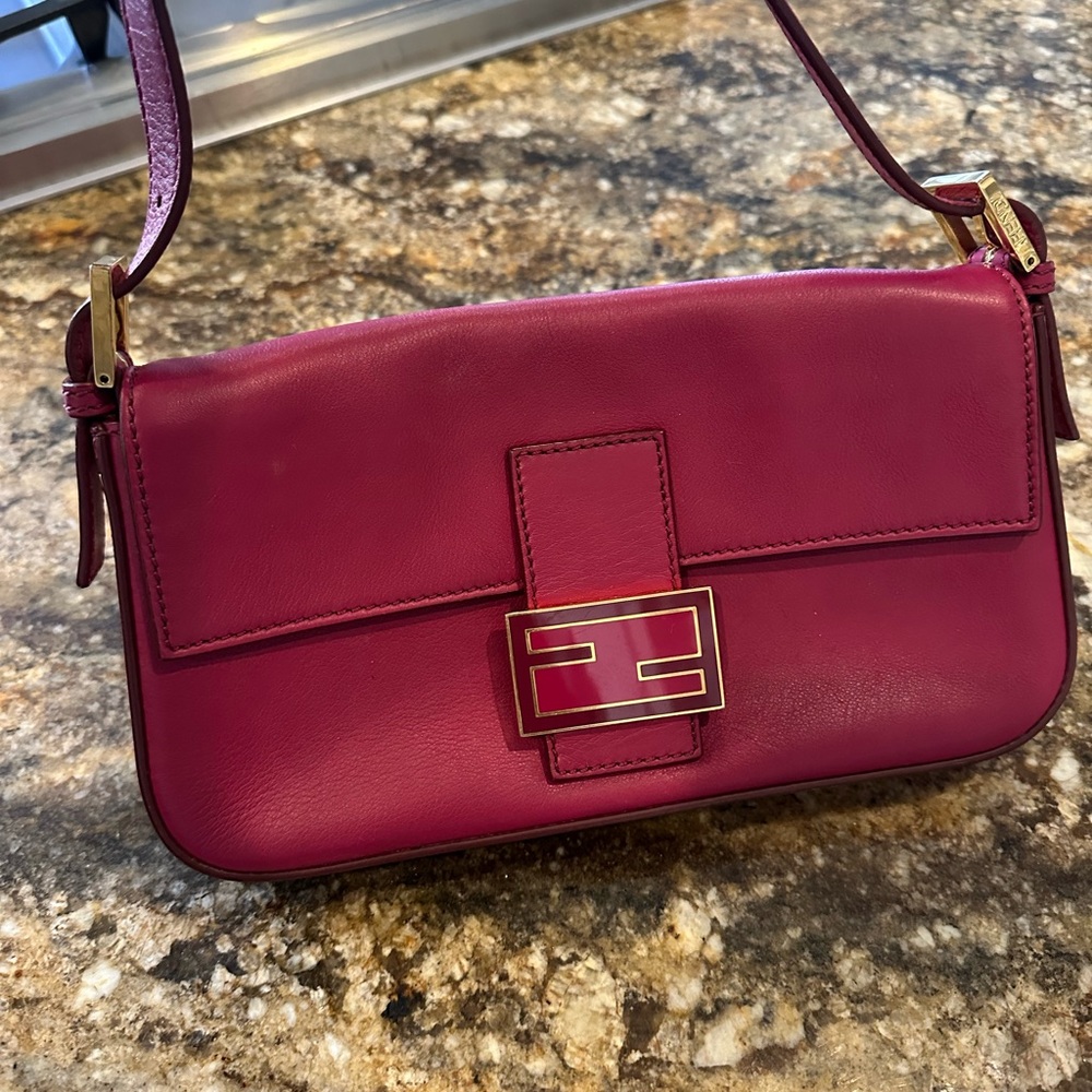 Pink Fendi Bagette
